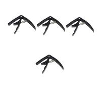 Abaodam 4pcs Guitar Capo for Acoustic and Electric Guitars Ukulele Tuner Easy to Use Capo for Folk and Country Music
