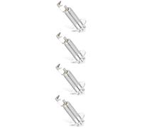 Abaodam 4pcs Guitar End Pin Jack Stereo Output Jack Lead Zinc Alloy Guitar Metal Plug Socket