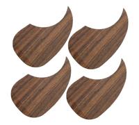 Abaodam 4pcs Guitar Pickguard Replacement Guard Plate Decorative Wood Grain Pickguard for Acoustic Guitar Enhances Sound Quality