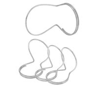 Abaodam 4pcs Guitar Picks Metal Thumb Plectrums Comfortable Fit for Fingerpicking and Strumming