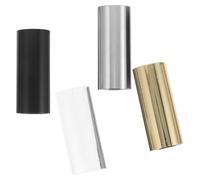 Abaodam 4pcs Guitar Slides for Acoustic and Bass Guitar, Metal and Plastic Finger Sliders with Enhanced Visual Appeal and Universal Compatibility, for Blues and Country Music
