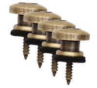 Abaodam 4pcs Guitar Strap Locks Antiskid Guitar Strap Buttons for Electric Acoustic Bass and Ukulele Easy Installation Premium and Felt Material for Musicians