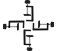 Abaodam 4pcs Heavy Duty Aluminium G Clamp with Flexible Clamping Range and Max 57mm Spacing for Home Crafting Projects and Cabinetry, Small Woodworking Hand Clamp for Workshop Use