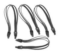 Abaodam 4pcs Heavy Duty Elastic Binding Rope for Bike Luggage Racks Wear Resistant Weatherproof Cargo Tie Down Straps with High Elasticity for Outdoor Cycling and Portable Storage
