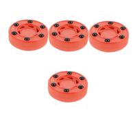 Abaodam 4pcs Hockey Puck Inline Hockey Puck Game High Impact Core Suitable for Courts Ice for Players Teams Clubs