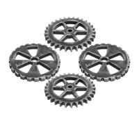 Abaodam 4pcs Industrial Steampunk Gear Wall Hanging Decoration Made of Density Board, Vintage Retro Style with Easy Installation and Versatile Arrangement for Cafe or Office Wall Art