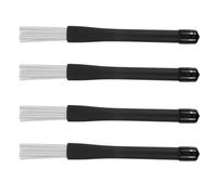 Abaodam 4pcs Jazz Drum Brushes Nylon Drumming Accessories for Acoustic Jazz Drummers Dynamic Rhythm Brushes