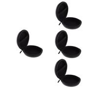 Abaodam 4pcs Jooleer Kalimba Holder Portable Thumb Piano Case Black Case Key Bag