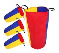 Abaodam 4pcs Jumping Race Bags Sack Set with Double-layer Thickened Bottom, Colorful Outdoor Potato Sack Game for ’s Team Play and Party Entertainment