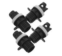 Abaodam 4pcs Kayak Valve Adapter Quick Conversion Air Pump Connector Leak Inflation Nozzle for Fishing Inflator Pumps and Inflatable Boats Outdoor Adventures
