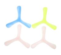 Abaodam 4Pcs Luminous Boomerangs Safe Outdoor Throwing for Boys Maneuver Plaything to Enhance Coordination and Active Imagination