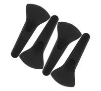 Abaodam 4pcs Magnetic Shear Wall Mount Organizer for Scissors, Black Plastic and Magnet Storage Holder with Easy Installation, Versatile Kitchen Scissor Tool Organizer, Minimalist Design