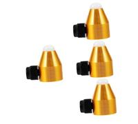 Abaodam 4pcs Meditation Tuning Fork Feet Percussion Tuning Fork Parts for Replace Supply Smooth Feet for Home Use and Musical Therapy