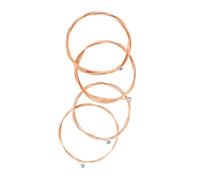 Abaodam 4pcs Metal Bass Strings Kit Replacement Strings for Bass Guitar Independent Packaging Useful and Practical