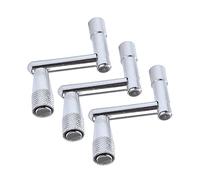 Abaodam 4pcs Metal Drum Keys Lightweight Quick Drumhead Removal Tool Essential Drum Tuning Key Set for Hand Drummers and Percussion Instrument Accessories