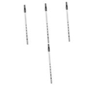 Abaodam 4pcs Metal Soprano Recorder Practice Flute for Boys and Girls Beginners d Key Music Instrument for Classroom Learning and Home Practice