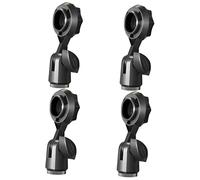 Abaodam 4pcs Microphone Clip Holder Rotation for Desktop Use Durable Condenser Mic Holder for Meetings Presentations and Podcasting
