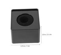 Abaodam 4pcs Microphone Flag Stations with Ergonomic Holder for Interviews Speech Singing Black Mic Logo Covers for Wireless Mic Use