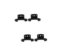 Abaodam 4pcs Microphone Wall Mount Holder Hanger Hook Mic Bracket for Ktv Home Easy Install Space-saver