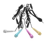 Abaodam 4pcs Mini Condenser Microphone for Phone Handheld Recording Mic Streamer Mic for Live Streaming Small Microphone for Smartphone Vocal Recording for Singing and Streaming