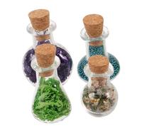 Abaodam 4pcs Miniature Bottles Decor Realistic Drifting Design for Dollhouse Accessories Unique Home Decor and DIY Projects for Halloween and Everyday Use