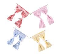 Abaodam 4Pcs Miniature Curtains for Dollhouse Tiny Drapes Pink Yellow Red Blue Easy to Install Dollhouse Accessories for Creative Decoration and Imaginative Play
