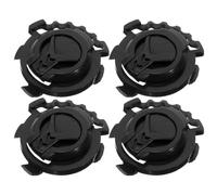 Abaodam 4pcs Motorcycle Helmet Visor Clip Buckle in Black Plastic with Quick Fixing Mechanism, Direct Replacement for Old Visor Screws, Sl nd Stylish Design for Motorcycle Use