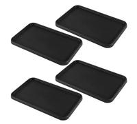 Abaodam 4Pcs Multifunctional Car Dashboard Silicone Anti-Slip Mat for Phones Coins and Small Items, Non-Skid Vehicle Storage Pad for Travel Home and Office