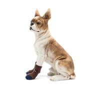Abaodam 4pcs Non-slip Cartoon Pet Dog Socks for Paws, Cotton Material, Protect against Snow and Ice, for Salty Surfaces, Comfortable and Sturdy Paw Protection Socks
