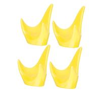 Abaodam 4pcs Ocarina Bracket Stand Holder Ceramic 12-hole Ocarina Holder Base Musical Instrument Accessory