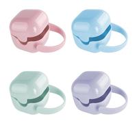Abaodam 4pcs Pacifier Packing Box Really Useful Storage for Soothers Compact Hygienic