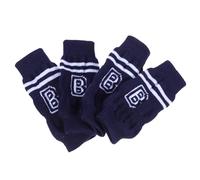 Abaodam 4pcs Pet Dog Elbow Protector Sleeves Elastic Knitted Joint Warmers Comfortable Fit for Dogs Letters