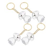 Abaodam 4pcs Pet Hair Souvenir Box Dog Keepsake Keychain Lightweight Memorial Pethair Keychain for Cat Lover for Pet Hair Storage