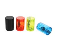 Abaodam 4pcs Plastic Finger Sand Bells Durable Rhythm for Ukulele Guitar Banjo Vibrant Colors Black Red Blue Green Lightweight Musical Instrument Accessories