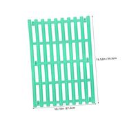Abaodam 4PCS Plastic Rabbit Cage Floor Mat with Non-slip Raised Dots Gentle Paw Protection and DIY Cut Design Resting Pads for Small Animals Including Rabbits Cats Dogs and Guinea Pigs