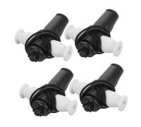 Abaodam 4pcs Plastic Samba Whistle Tone Percussion Instruments for Teachers Coaches Boys and Girls Sports Training and Educational Music Toys