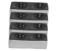 Abaodam 4pcs Porcelain Plates Ceramic Reaction Dishes for Chemical Testing and Sample Analysis for Laboratory Experiments and Color Comparisons