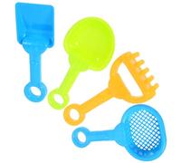 Abaodam 4Pcs Portable Beach Interactive Sand Playthings for Boys Lightweight Compact for Parks Backyards Seaside Fun Random Color Selection
