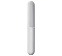 Abaodam 4pcs Portable Toothbrush Storage Case Made of Sturdy Pp Material with Simple Design, Easy to Wash Toothbrush Holder for Travel and Business Trip Use Random Color