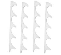 Abaodam 4pcs -Position Adjustable Recliner Support Bracket for Patio and Folding Chairs, Aluminum Chair Hardware Part with Tight Embedded Fit and Easy Installation for Courtyard and Beach
