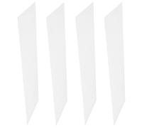 Abaodam 4pcs PVC Cat Scratch Protector Tape for Furniture Self-adhesive and Cuttable Couch and Wall Corner Guards Easy Installation Cat Scratch Deterrent Stickers for Home