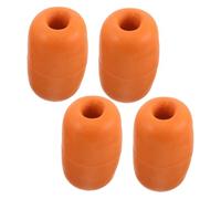 Abaodam 4Pcs PVC Fishing Rig Floats for Trout and Catfish Strike Indicator Bobbers with Bright Visibility High Wind and Extreme Weather Resistant Floating Balls for Offshore Saltwater