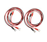 Abaodam 4pcs Pvc Test Cable for Turntable with Copper Core, Easy to Connect Grounding Wire to Stop Buzzing Hum, for Phonograph Supplies and Magnetic Turntables