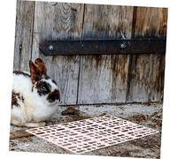 Abaodam 4Pcs Rabbit Cage Mats Durable Small Animal Floor Mats for Guinea Pigs Hamsters Cats and Rabbits Versatile and Cuttable Pet Pads for Living Room Bathroom and Kitchen