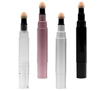 Abaodam 4pcs Refillable Bottles Lip Gloss Pen Blusher Dispenser 5ml Leak-Proof Convenient to Carry Assorted Color Pp PC Cosmetic Bag Travel