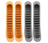Abaodam 4pcs Replacement Crutch Pads Soft TPR Underarm Cushion Covers with Antislip Surface for Elderly Daily Use and Exercise