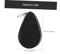 Abaodam 4pcs Reusable Table Tennis Bat Bag Protective Storage Case for Racket and Balls Compact Organizing Bag with Quality Material for Game Enthusiasts for Players