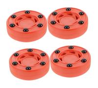 Abaodam 4pcs Roller Hockey Puck Durable Street Hockey Puck for Training for Professional Competitions Smooth Sliding Surface for Accurate Shots