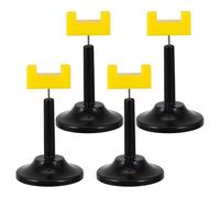 Abaodam 4pcs Rotating Brackets for Friction Electrification Experiments School Physics Teaching Equipment Stable Holders for Electrostatic Science Learning Laboratory Use