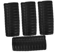 Abaodam 4pcs Rubber Violin Bow Grip Replacement Parts Horsehair Cover for Beginner Violinists, Violin Bow Accessories and Music Instrument Supply for String Instruments